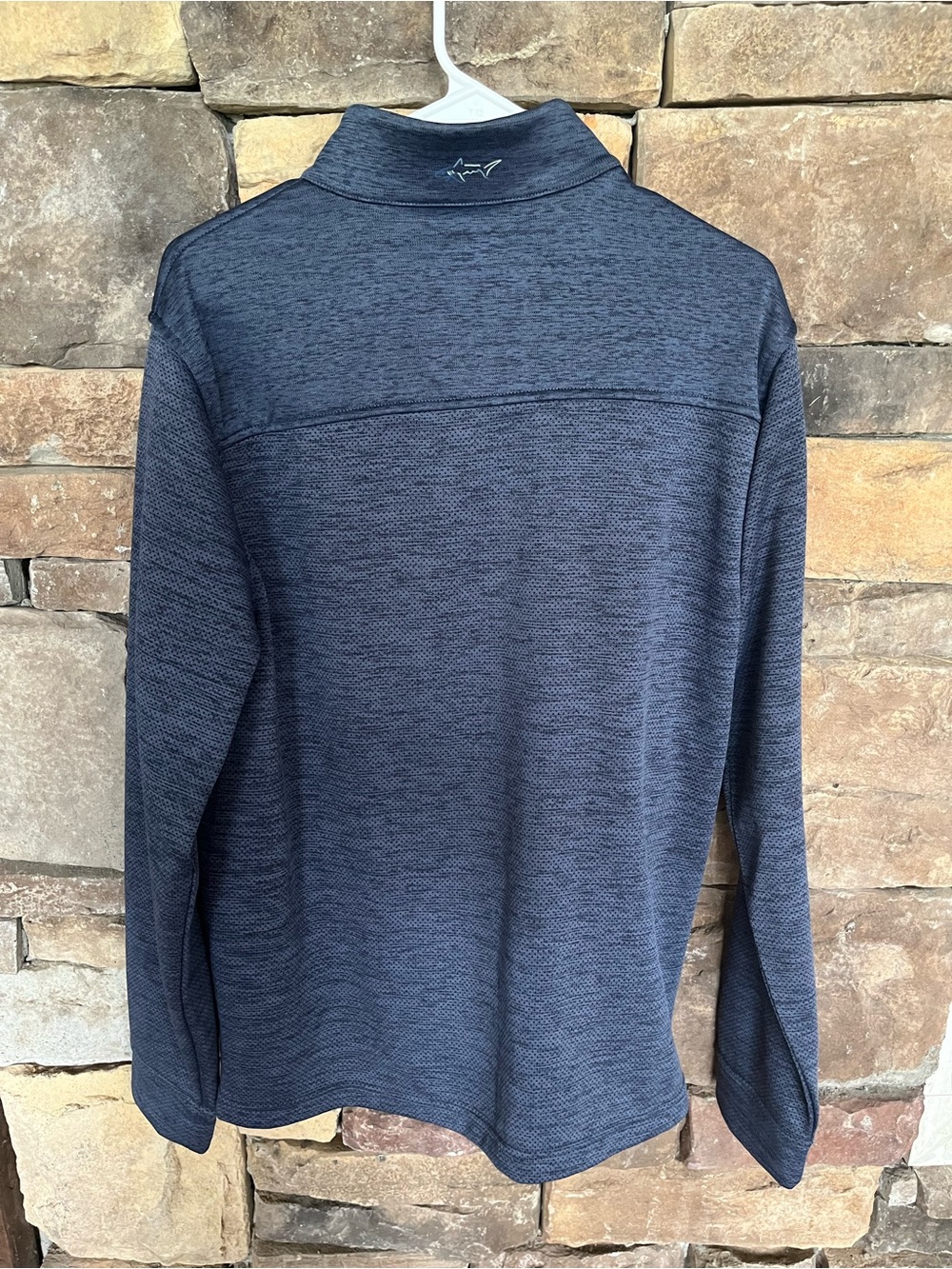 Greg Norman Men’s Large Full Zip Golf Jacket Blue Performance Long Sleeve - Picture 2 of 7